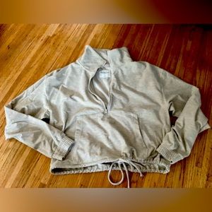 Abercrombie & Fitch cropped spandex sweatshirt
